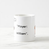  Personalized Capybara Gamer Coffee Cup コーヒーマグカップ (中央)