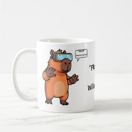 Personalized Capybara Gamer Coffee Cup コーヒーマグカップ