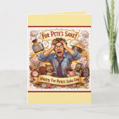Personalized Card For Pete's Sake Day/Feb 26 カード (正面)