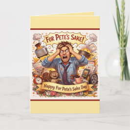 Personalized Card For Pete's Sake Day/Feb 26 カード