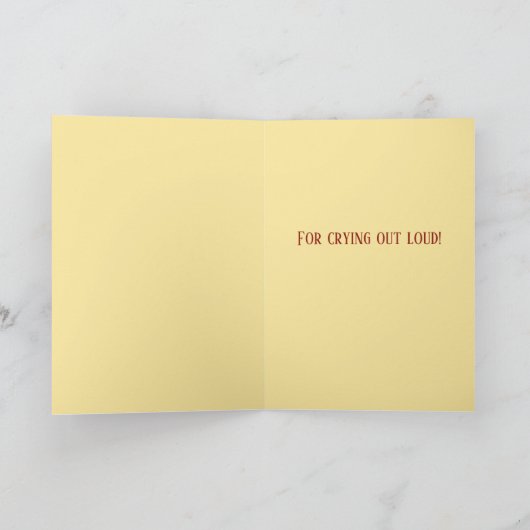 Personalized Card For Pete's Sake Day/Feb 26 カード (内部)