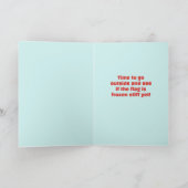 Personalized Card National Flag of Canada Day シーズンカード (内部)