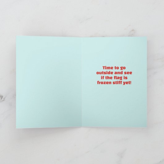 Personalized Card National Flag of Canada Day シーズンカード (内部)