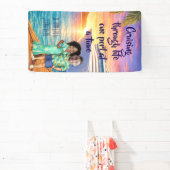 Personalized Caricature Couple Cruise Door 横断幕 (インサイチュ)