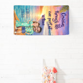 Personalized Caricature Couple Cruise Door 横断幕 (インサイチュ)