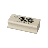 Personalized Carrots Vegetarian Vegan              ラバースタンプ (スタンプ)