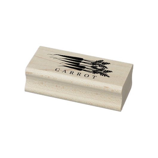 Personalized Carrots Vegetarian Vegan              ラバースタンプ (スタンプ)