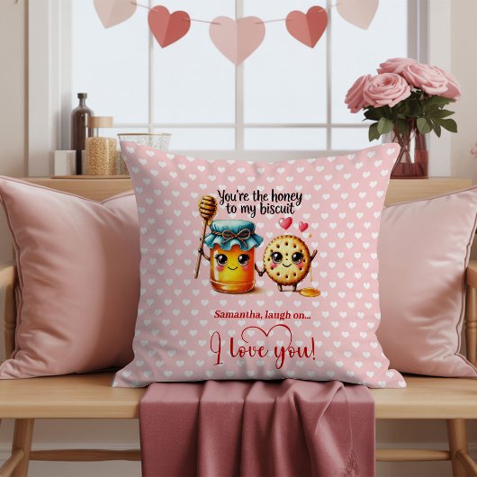 Personalized Cartoon Food Valentine Love Pillow クッション