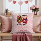 Personalized Cartoon Fruit Funny Valentine Pillow クッション