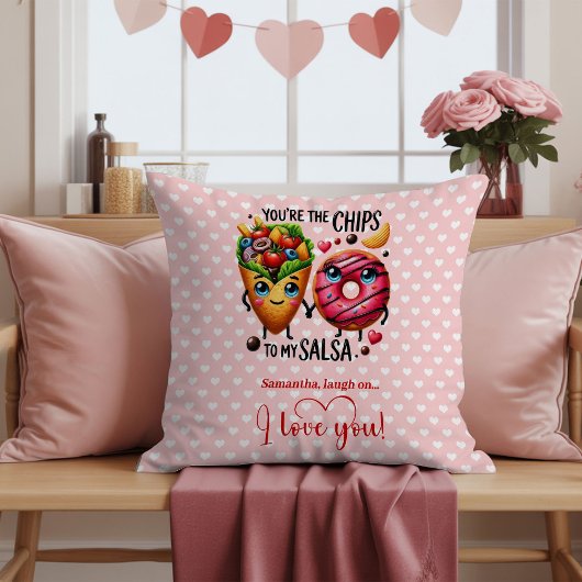 Personalized Cartoon Fruit Funny Valentine Pillow クッション