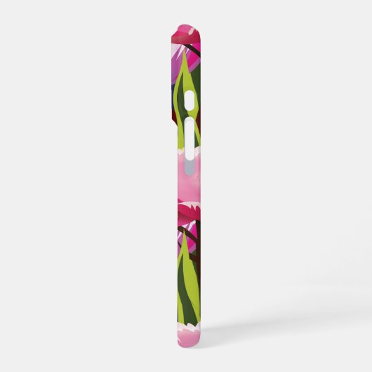 Personalized Cartoon Style Poppies Phone Case iPhoneケース (左側面)