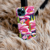 Personalized Cartoon Style Poppies Phone Case iPhoneケース