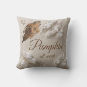 Personalized Cat At Work Scratch Photo クッション (正面)