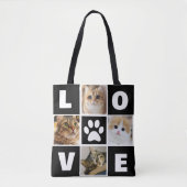 Personalized Cat Bag, Custom Gift, Cat Owner Gift トートバッグ (正面)