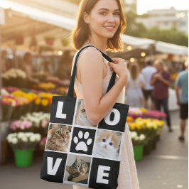 Personalized Cat Bag, Custom Gift, Cat Owner Gift トートバッグ