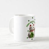 Personalized cat Classic Mug, 11 oz コーヒーマグカップ (正面左)