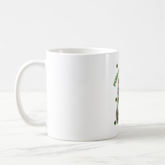 Personalized cat Classic Mug, 11 oz コーヒーマグカップ (左)
