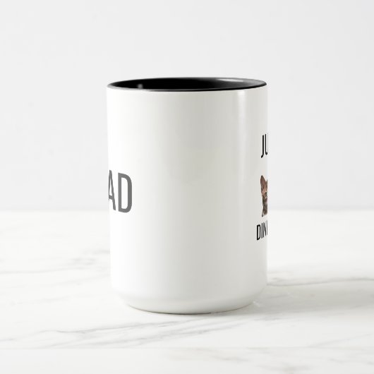 Personalized Cat Dad Mug, Gift For Cat Dad, Cat  マグカップ (中央)
