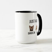 Personalized Cat Dad Mug, Gift For Cat Dad, Cat  マグカップ (正面右)