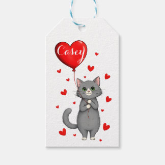 Personalized Cat Gift Tag with Name ギフトタグ