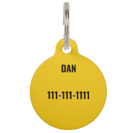 Personalized Cat ID Tag with MW Monogram | Safe an ペット　ネームタグ