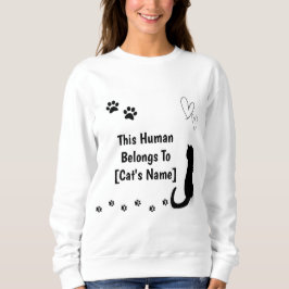 Personalized Cat Lover Sweatshirt スウェットシャツ