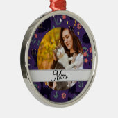 Personalized Cat Ornament | Custom Name メタルオーナメント (右)