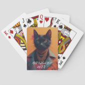 Personalized Cat Photo Playing Cards | Custom Pet  トランプ (裏面)