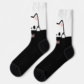 Personalized Cat Socks with Name – Cat Lover Gifts ソックス (左)