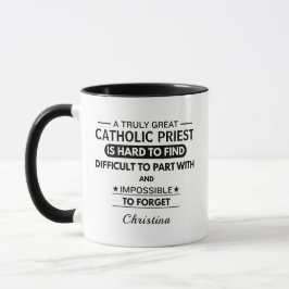 Personalized Catholic Priest  マグカップ