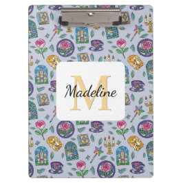 Personalized Cats Beauty and the Beast Book Girl クリップボード