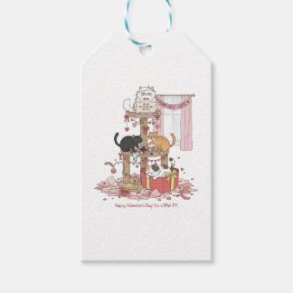 Personalized Cat's Meow Valentine's Day Gift Tags ギフトタグ