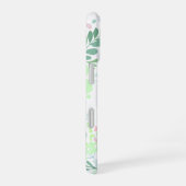 Personalized Cavalier - Mint Green Floral iPhone 16ケース (右側面)