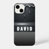 Personalized Ccustom name With Dripping Liquid iPhoneケース (裏面)