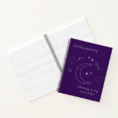 Personalized Celestial Design Spiral Notebook ノートブック (内部)