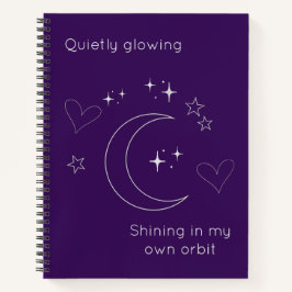Personalized Celestial Design Spiral Notebook ノートブック
