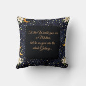 Personalized Celestial Galaxy Mother's Day  クッション (裏面)