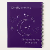 Personalized Celestial Planner Notebook プランナー手帳 (裏面)