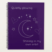 Personalized Celestial Planner Notebook プランナー手帳 (正面)