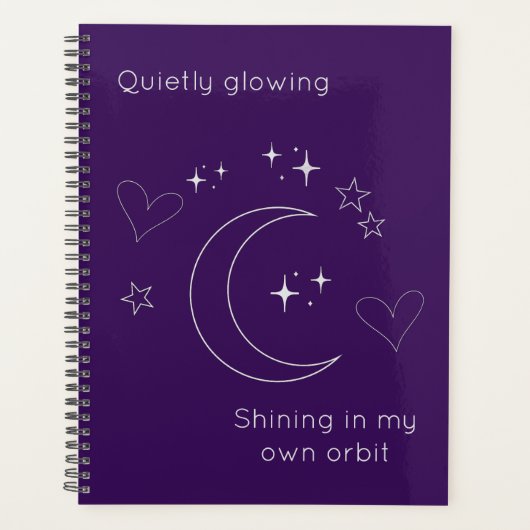 Personalized Celestial Planner Notebook プランナー手帳 (正面)
