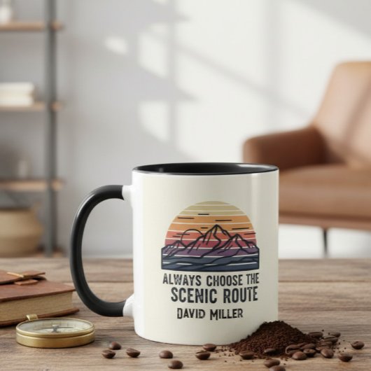Personalized Ceramic Mug | Two-Tone Adventure マグカップ
