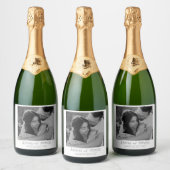 Personalized Champagne Bottle Label スパークリングワインラベル (ボトル)