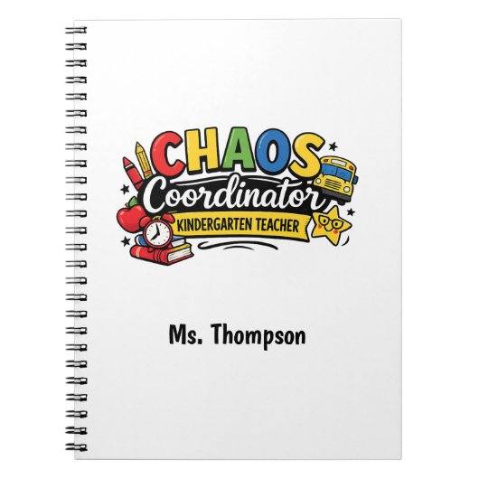 Personalized Chaos  Coordinator Teacher  ノートブック (正面)