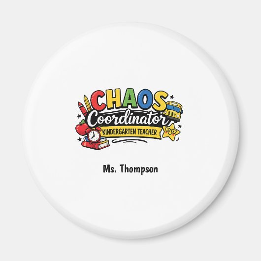 Personalized Chaos  Coordinator Teacher  マグネット (正面)