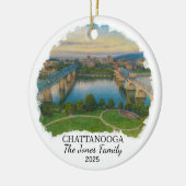 Personalized Chattanooga Ornament, Tennessee セラミックオーナメント (左)