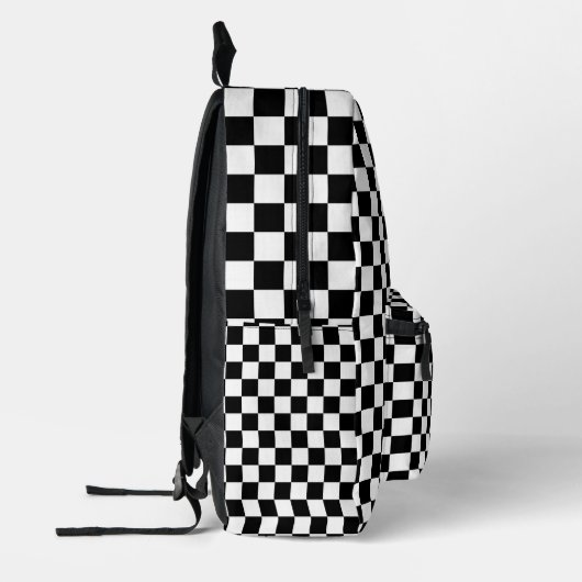 Personalized Checkerboard Backpack for Kids プリントバックパック (左)