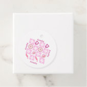 Personalized Checkered Cowgirl Pattern フェイバータグ (インサイチュ)