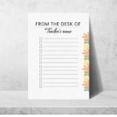 Personalized Checklist Note Pad ポストイット
