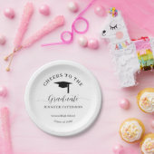 Personalized Cheers Graduate Graduation ペーパープレート (パーティー)
