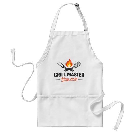 Personalized Chef Apron with Name & Established  スタンダードエプロン (正面)